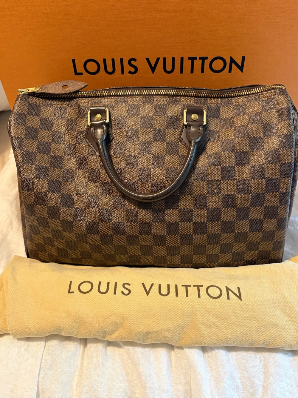 Louis Vuitton Speedy 35 - Damier Ebene